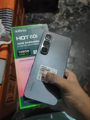 Infinix Hot 60i 128 GB Black