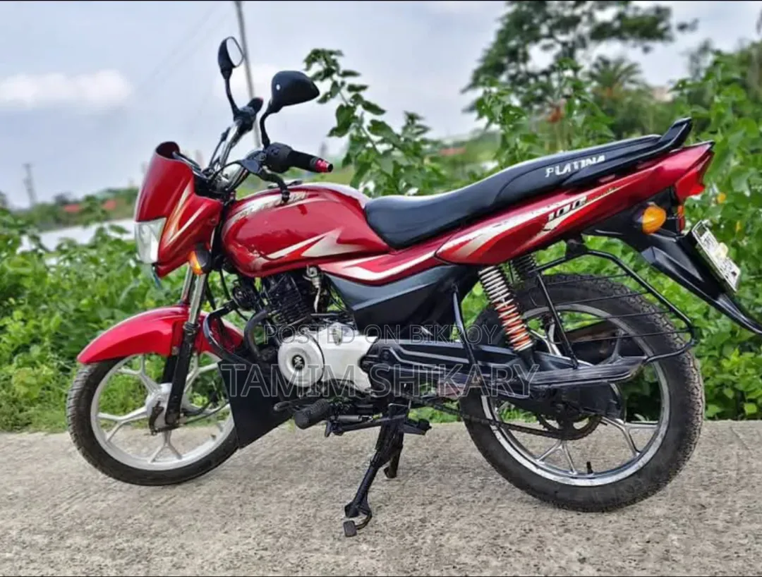 Bajaj Platina 100 2026 Red