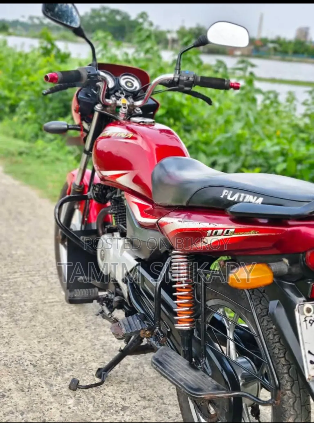 Bajaj Platina 100 2026 Red