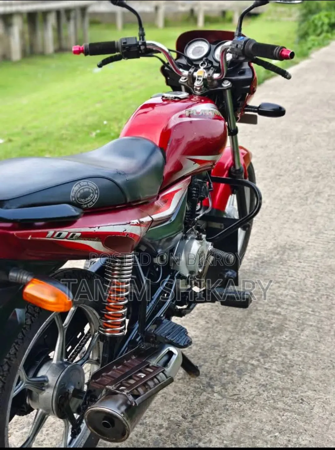Bajaj Platina 100 2026 Red