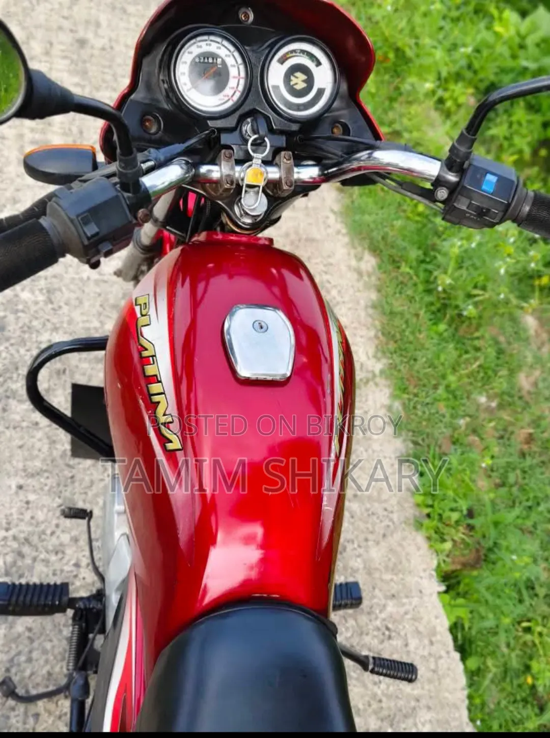 Bajaj Platina 100 2026 Red