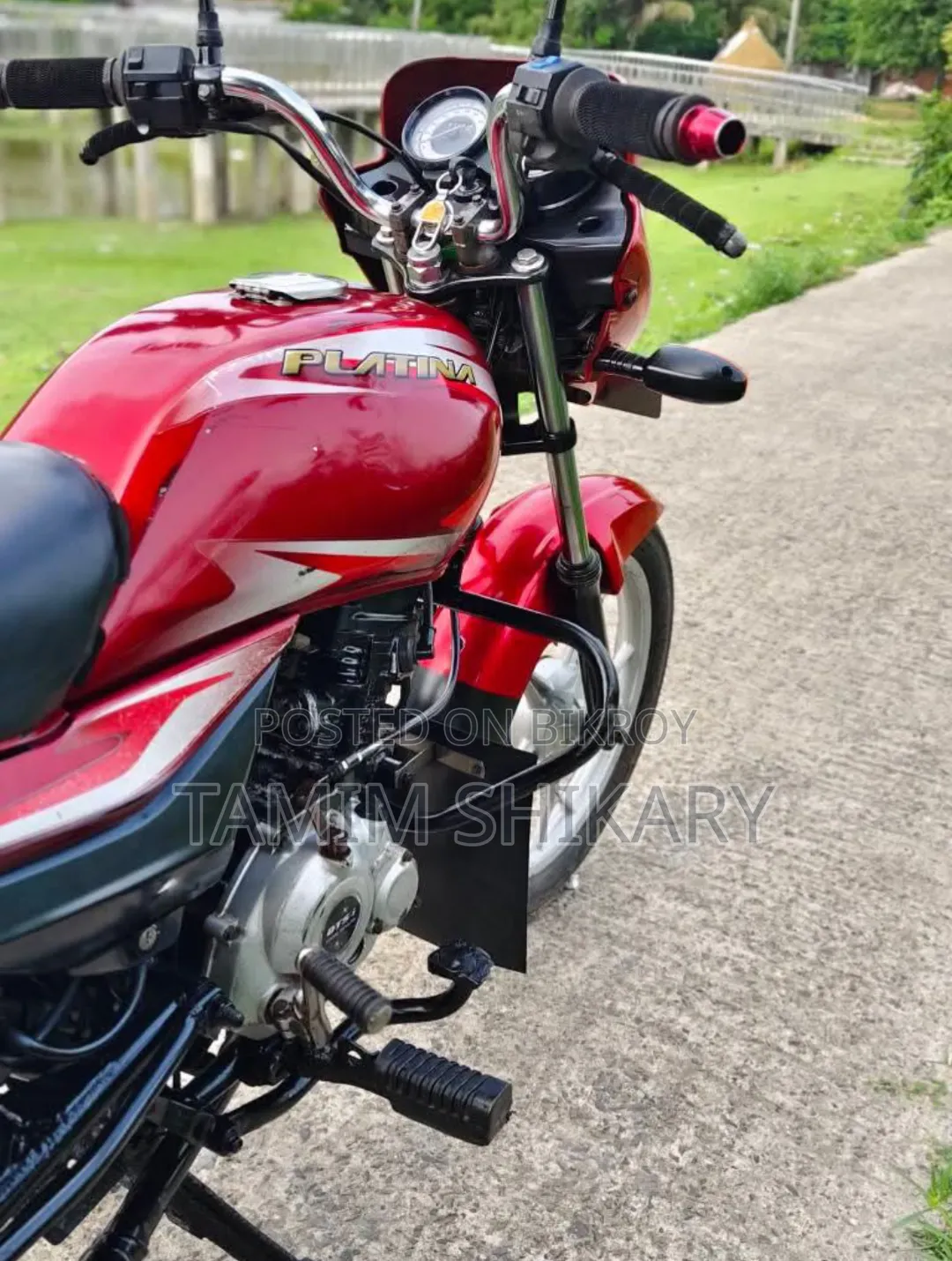 Bajaj Platina 100 2026 Red