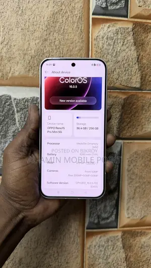 Oppo Reno15 Pro Mini 5G 256 GB White