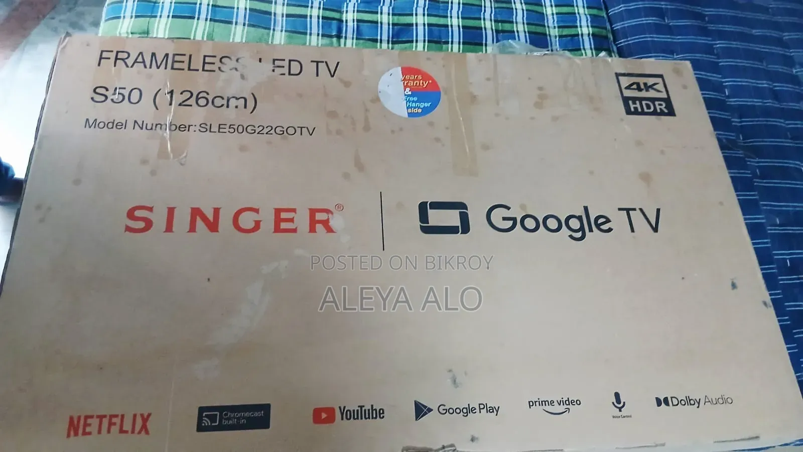 Singer 50" Google Tv