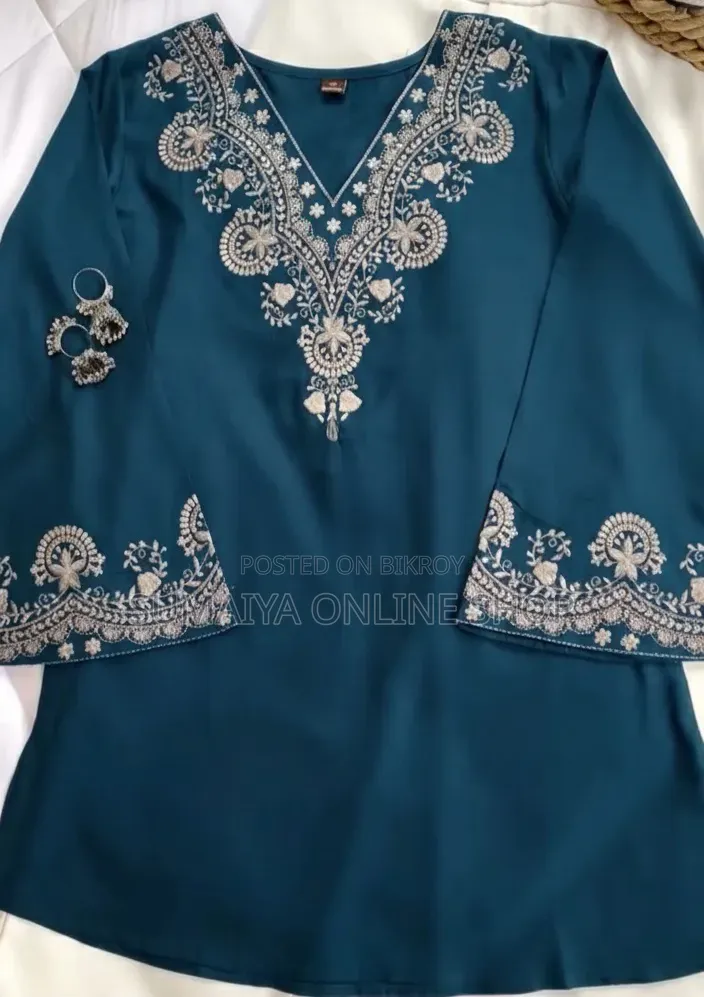 Pure Cotton Jori Embroidery One Piece (1 Piece) 🌸