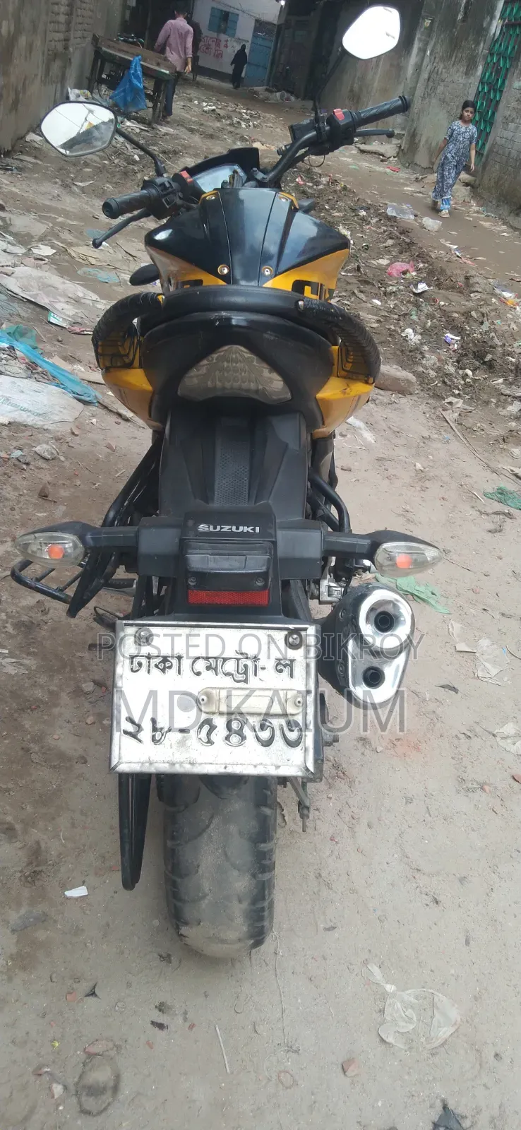 Suzuki Gixxer Monotone 2022 Yellow