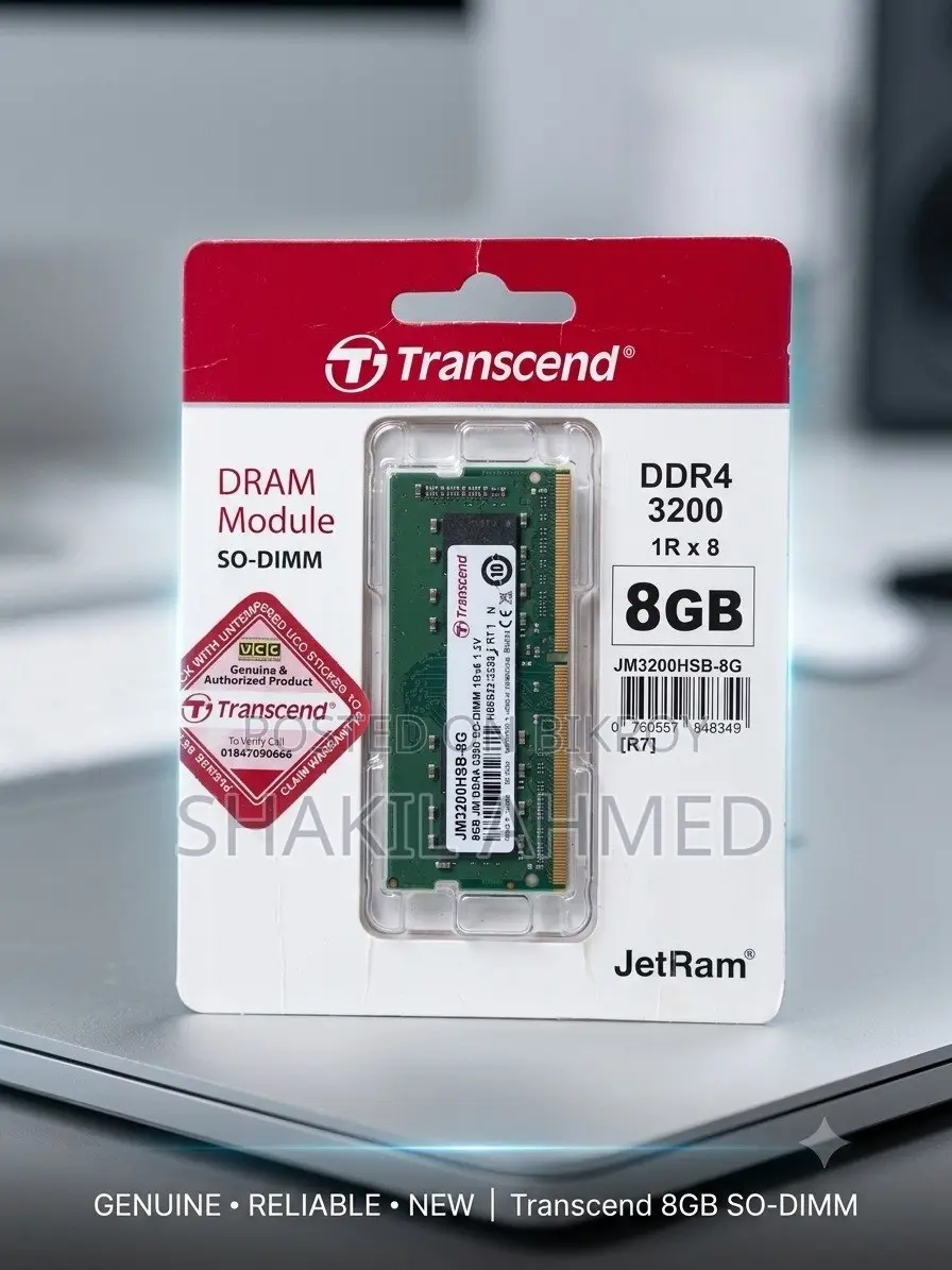 Transcend 8 GB RAM 3200 Bus DDR4 SO-DIMM