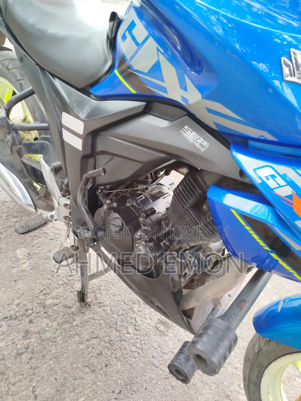 Suzuki Gixxer Monotone 2018 Blue