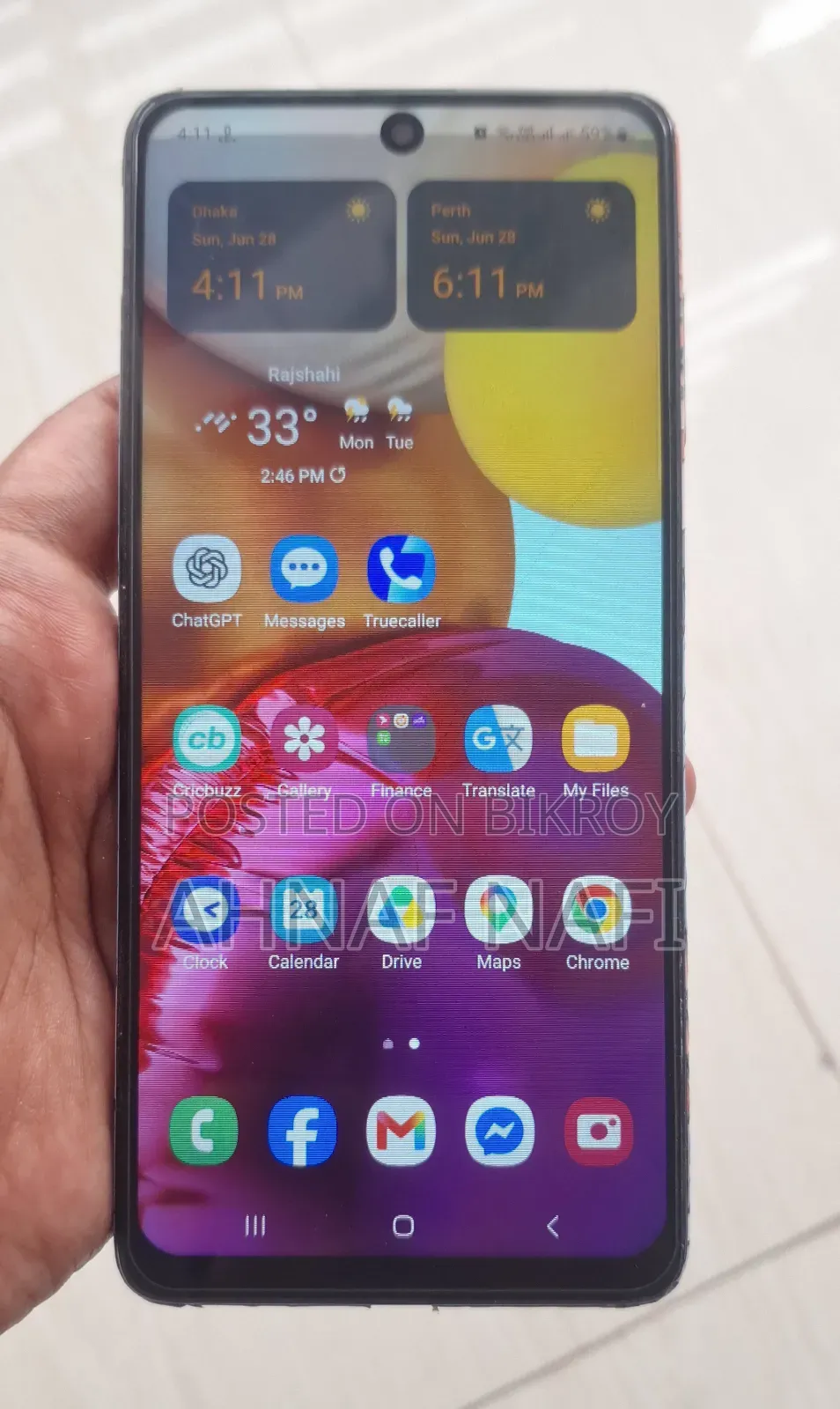 Samsung Galaxy A71 128 GB Blue