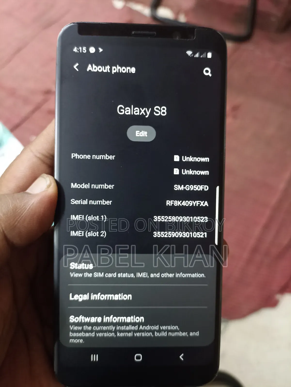 Samsung Galaxy S8 64 GB Gold