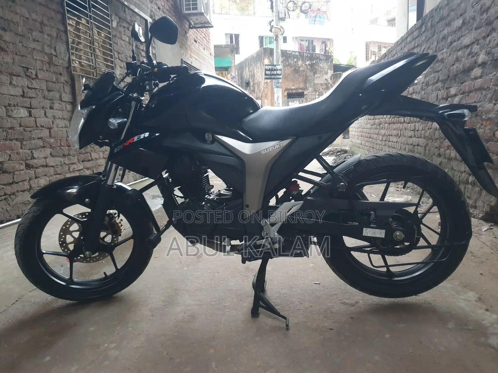Suzuki Gixxer Monotone 2024 Black