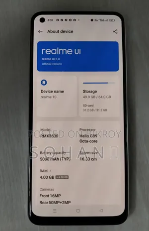 Realme 10 64 GB Rose Gold