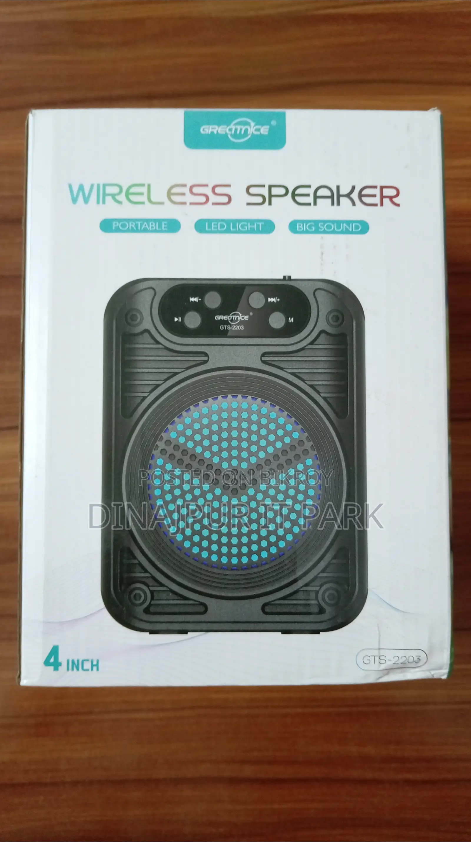 Greatnice Gts-2203 4-inch Portable Wireless Bluetooth Speaker