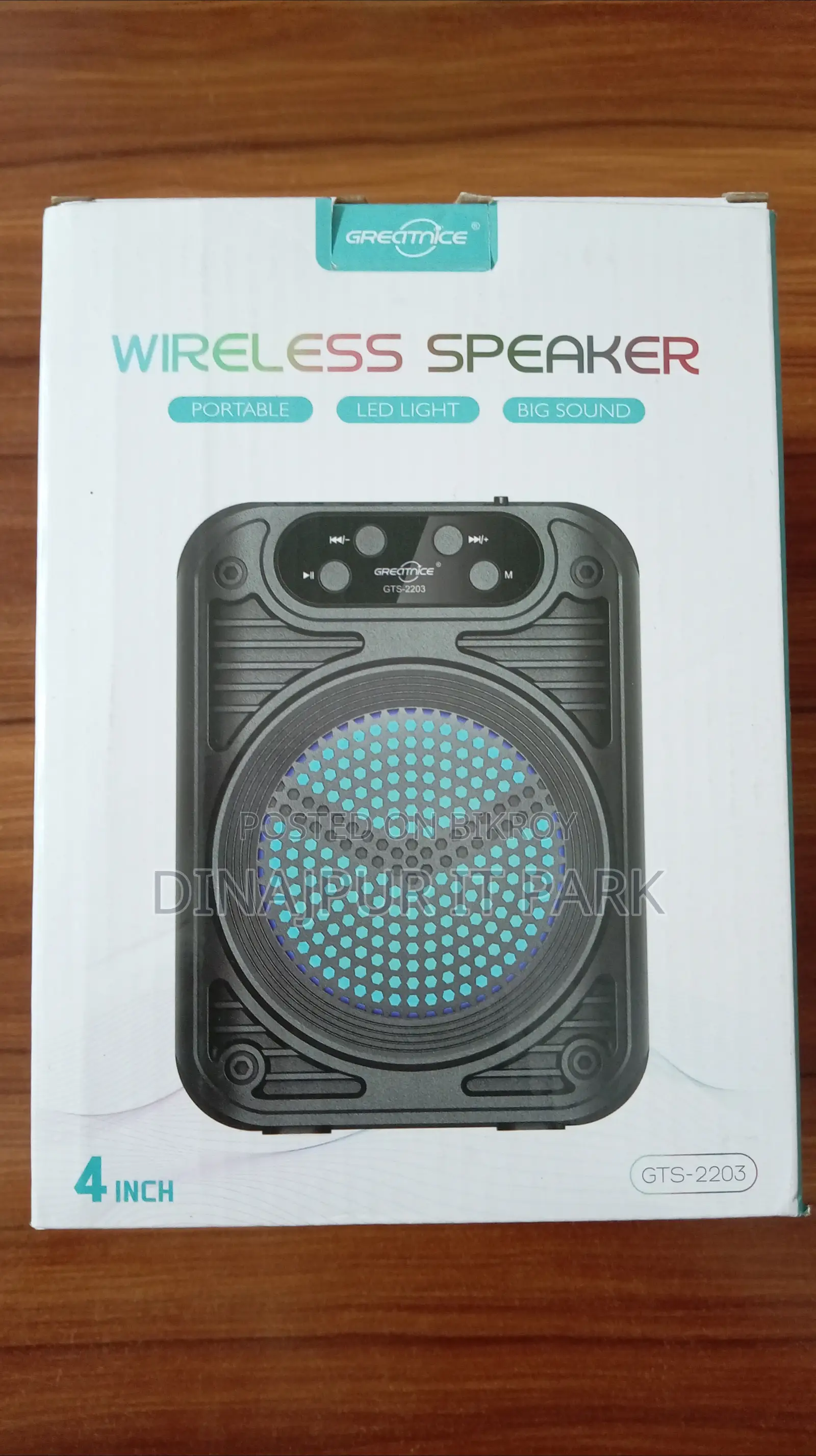 Greatnice Gts-2203 4-inch Portable Wireless Bluetooth Speaker
