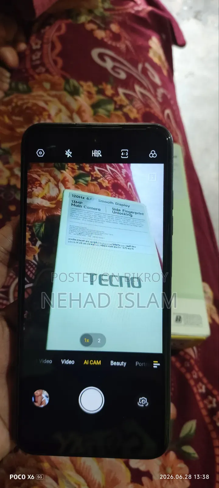 Tecno Spark Go 64 GB Black