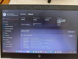 Laptop HP EliteBook 840 G6 8GB Intel Core i5 SSD 256GB