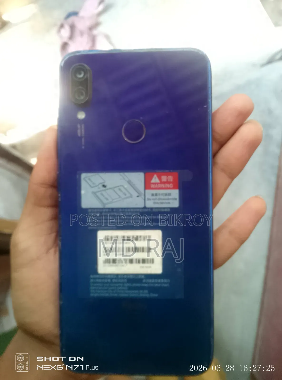 Xiaomi Redmi Note 7 64 GB Blue