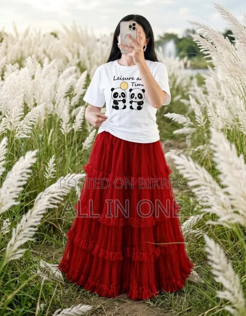 Exclusive Premium Quality T-shirt & Skirt Set