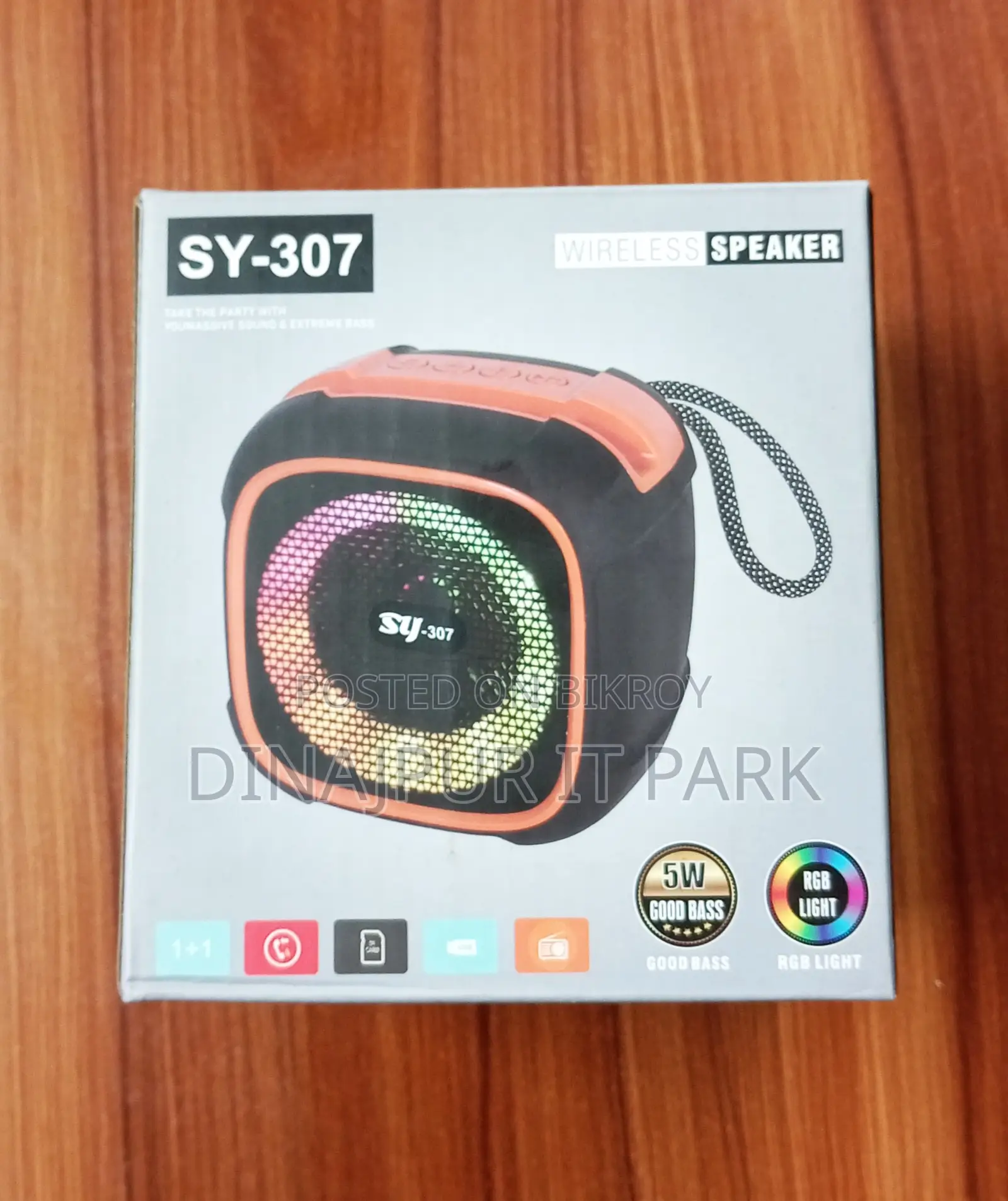 Sy-307 5w Portable Wireless Bluetooth Speaker