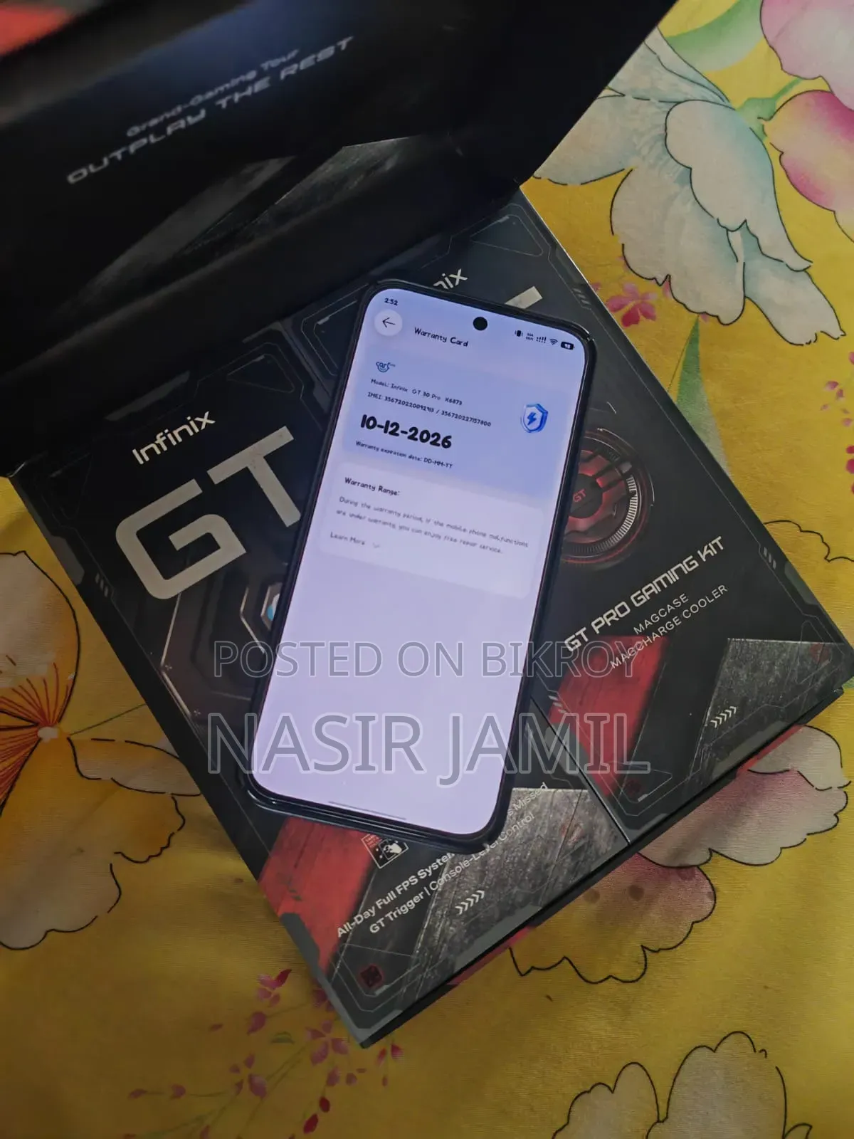 Infinix GT 30 Pro 256 GB Black
