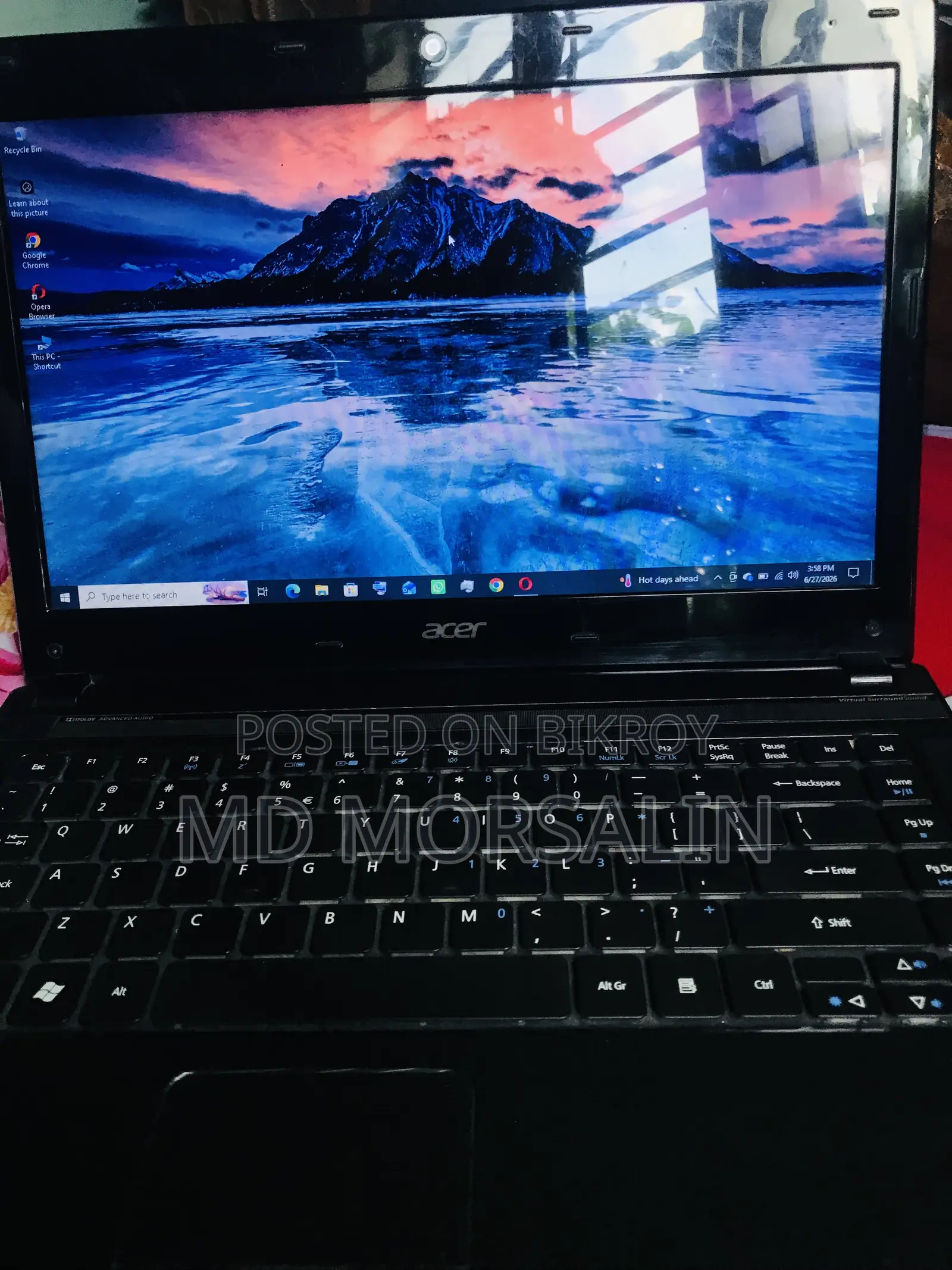 Laptop Acer Aspire 4752 4GB Intel Core i5 HDD 512GB