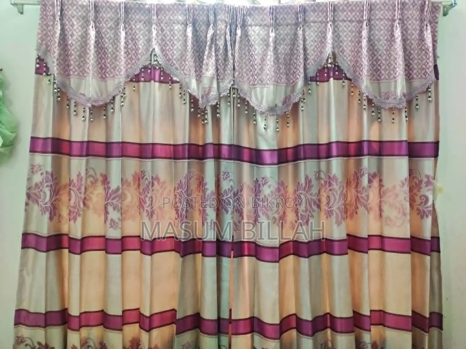 6 Pieces of Used Fresh Curtains for Sale