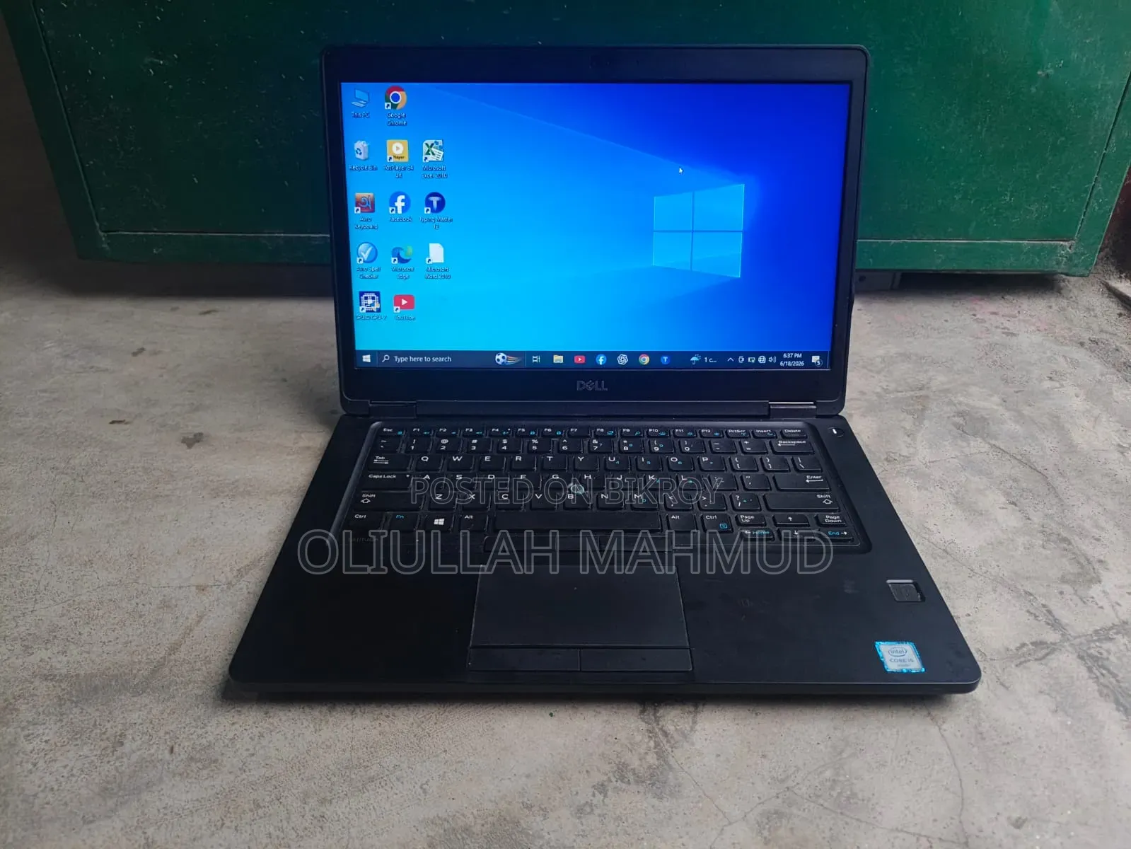 Laptop Dell 8GB Intel Core i5 SSD 256GB