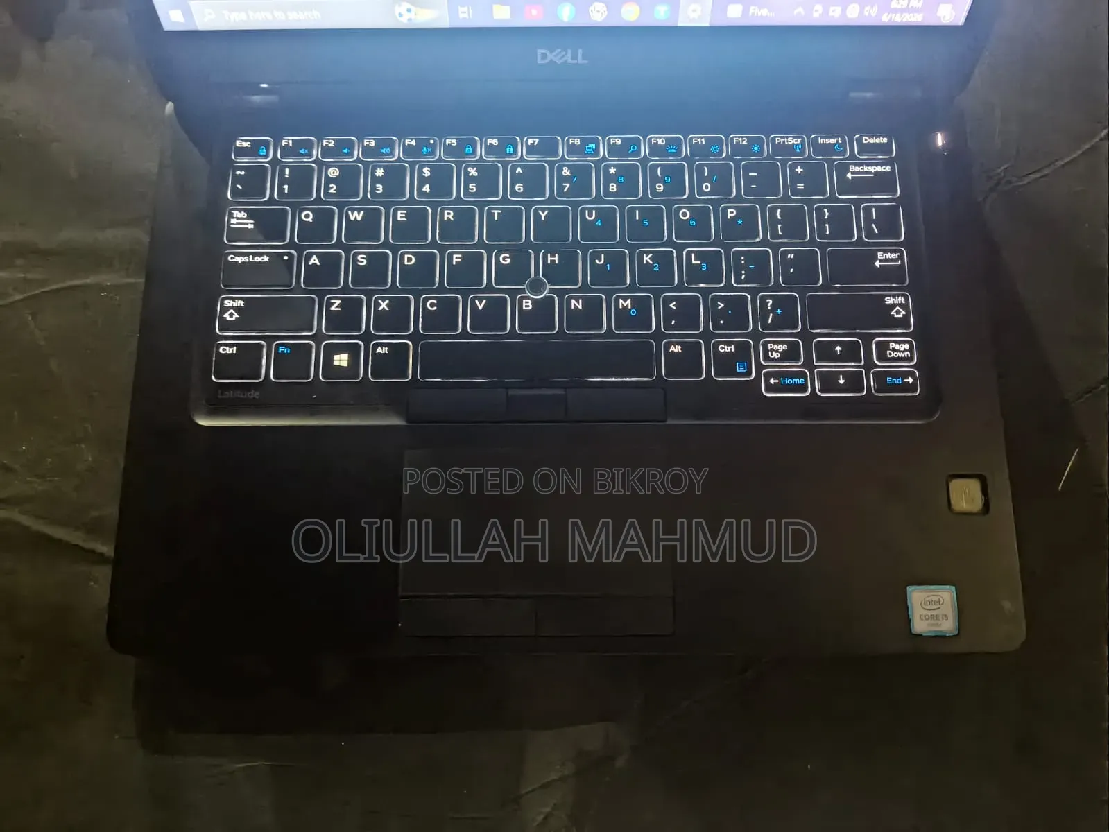 Laptop Dell 8GB Intel Core i5 SSD 256GB