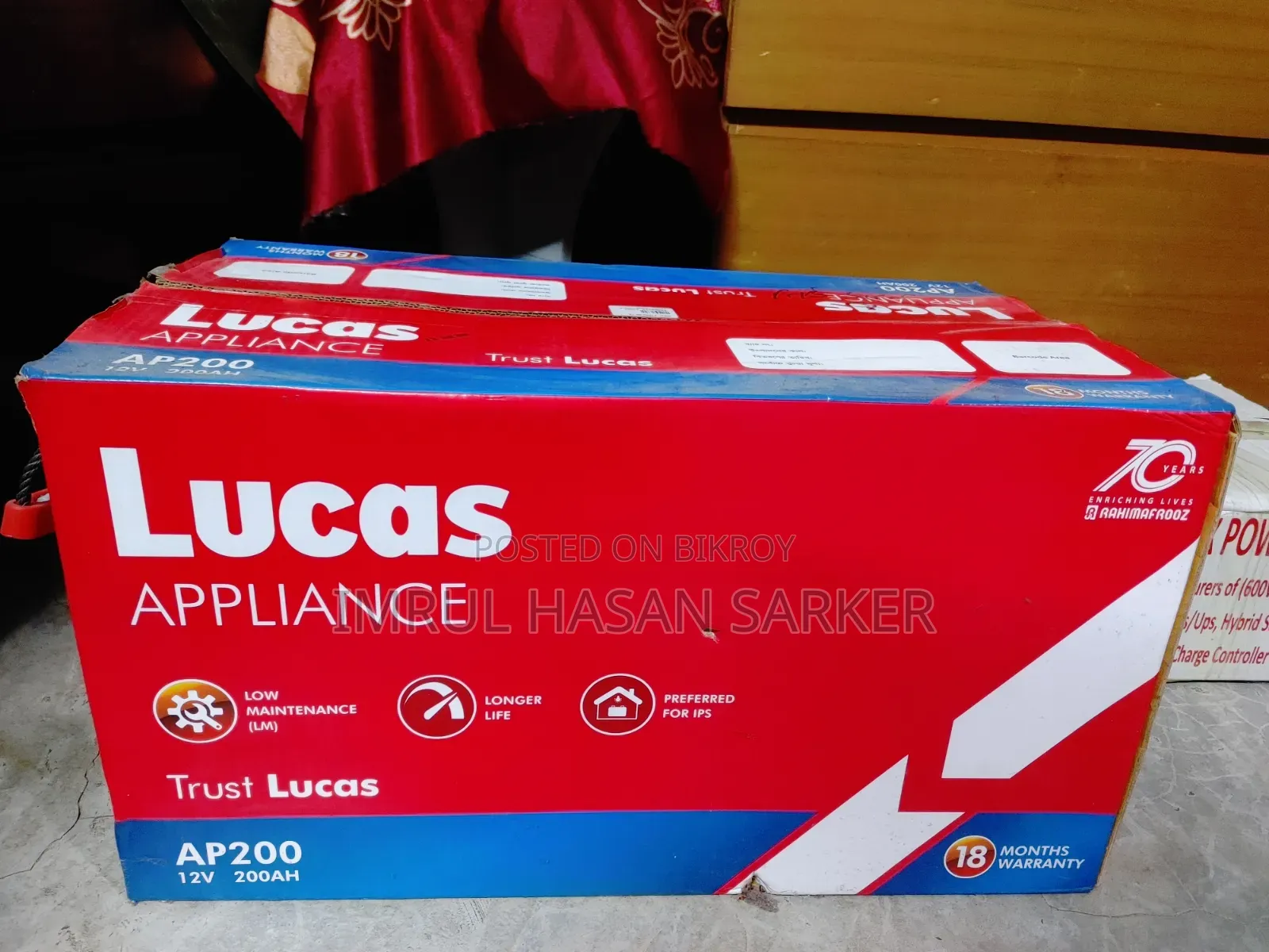Intek Lucas Battery