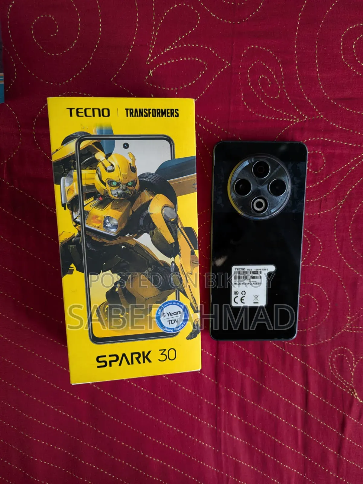 Tecno Spark 30 128 GB Black