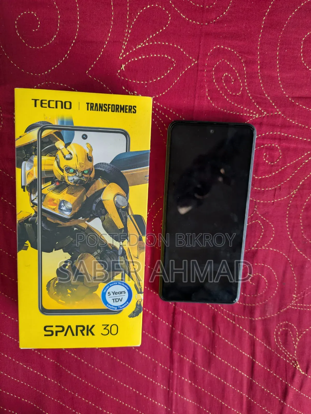 Tecno Spark 30 128 GB Black