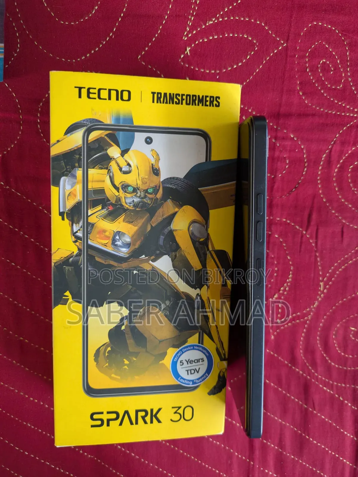 Tecno Spark 30 128 GB Black