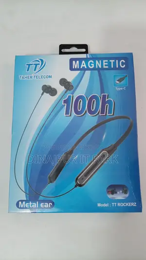 Taher Telecom Tt Rockerz Magnetic Bluetooth Neckband Earphone