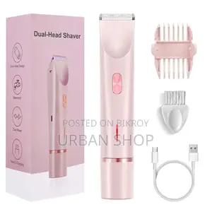 2-in-1 Waterproof Electric Shaver for Women