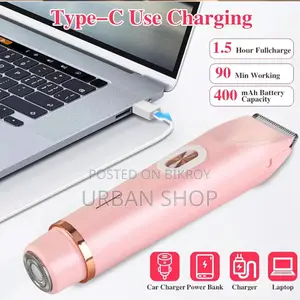 2-in-1 Waterproof Electric Shaver for Women