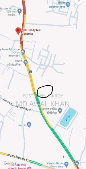 Ashulia Land Sale 75 Decimal Main Road