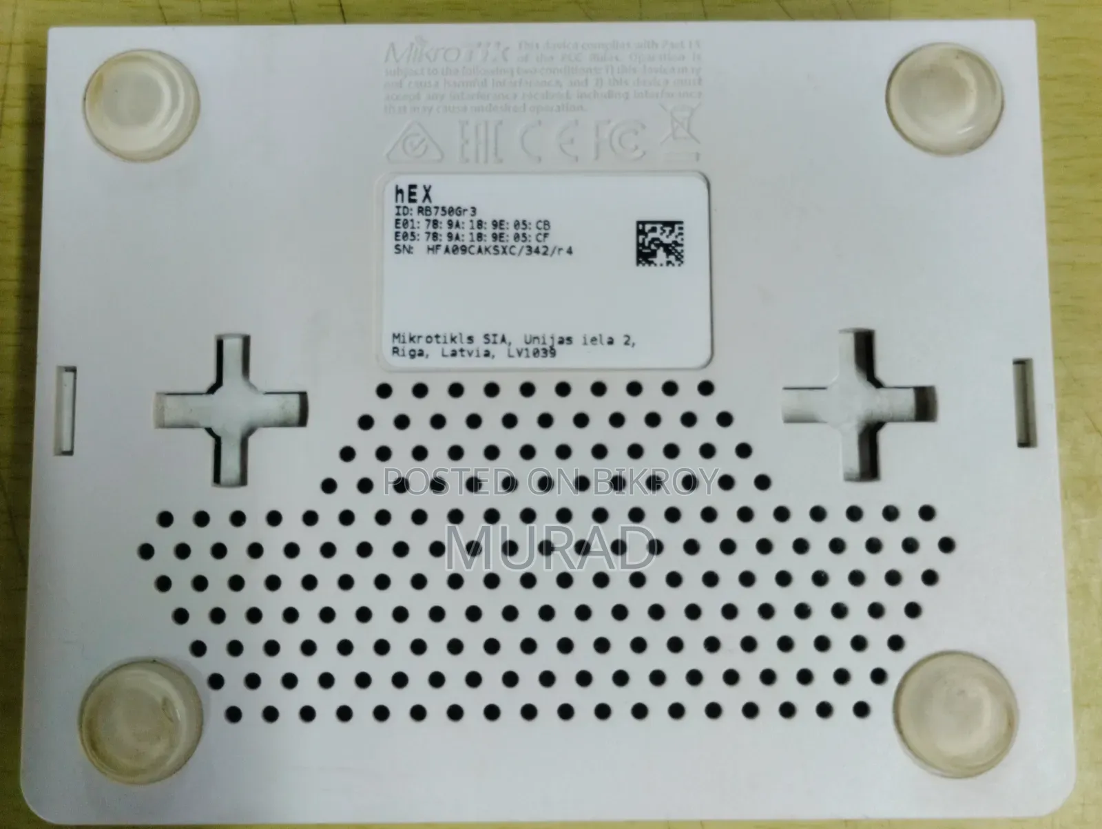Mikrotik Hex Rb750gr3