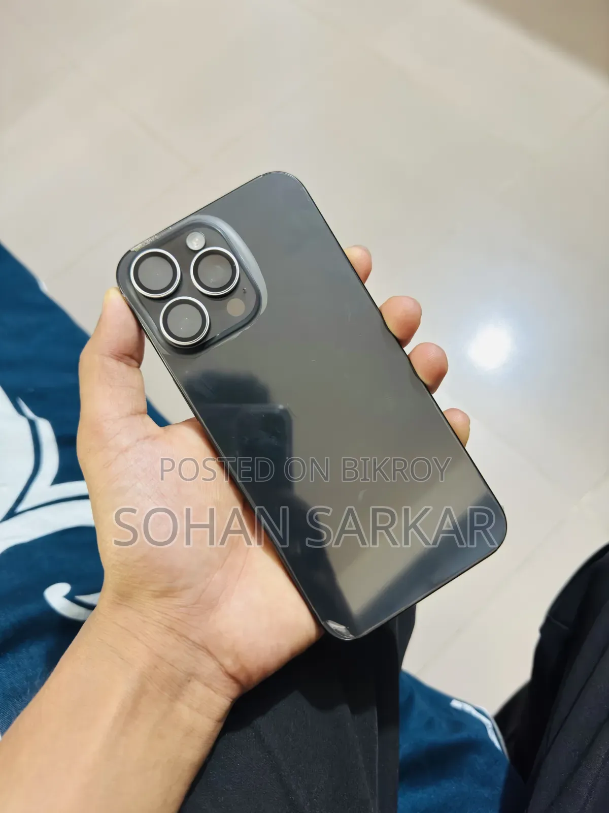 অ্যাপল আইফোন ১৫ প্রো ম্যাক্স ২৫৬ জিবি ব্ল্যাক