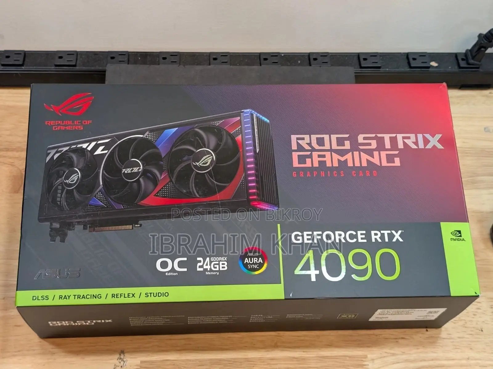 24 GB RAM GeForce RTX 4090 Graphics Card