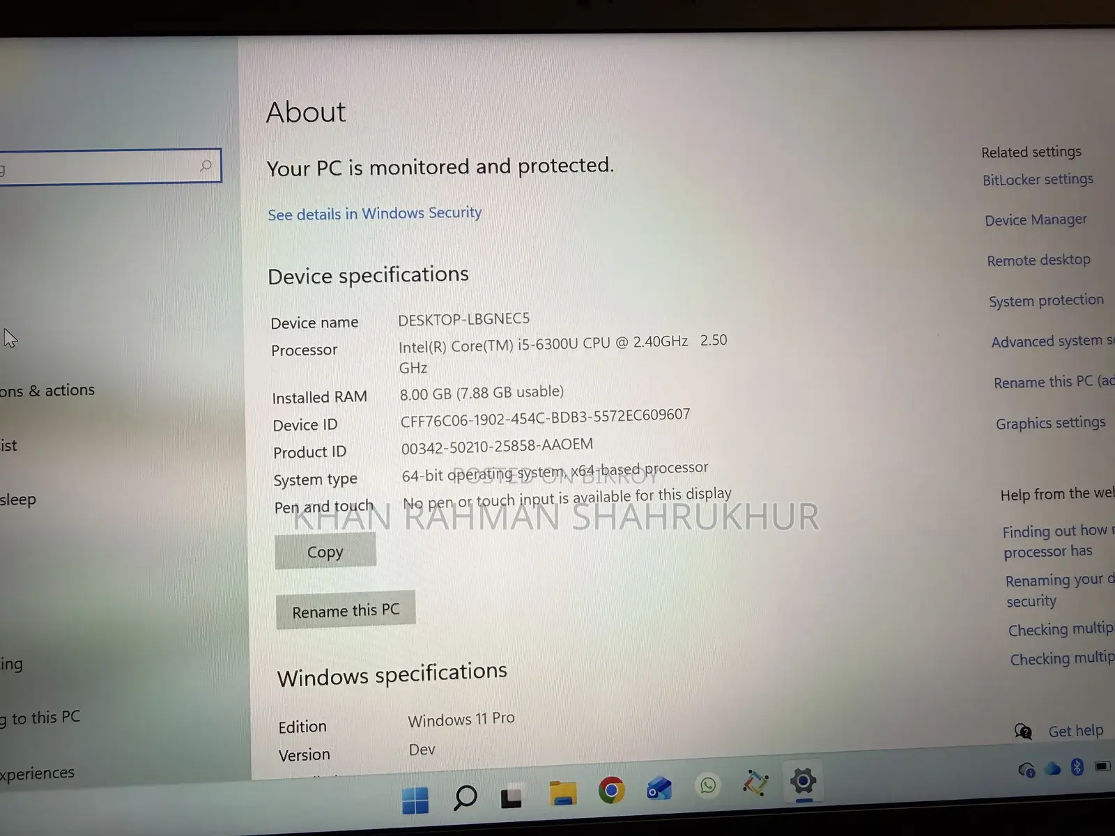 Laptop Lenovo ThinkPad X1 Carbon 8GB Intel Core i5 SSD 256GB