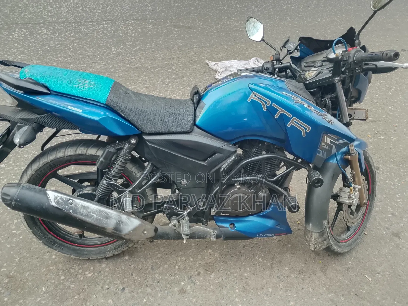 TVS Apache RTR 160 2v Refresh X-Connect 2018 Purple