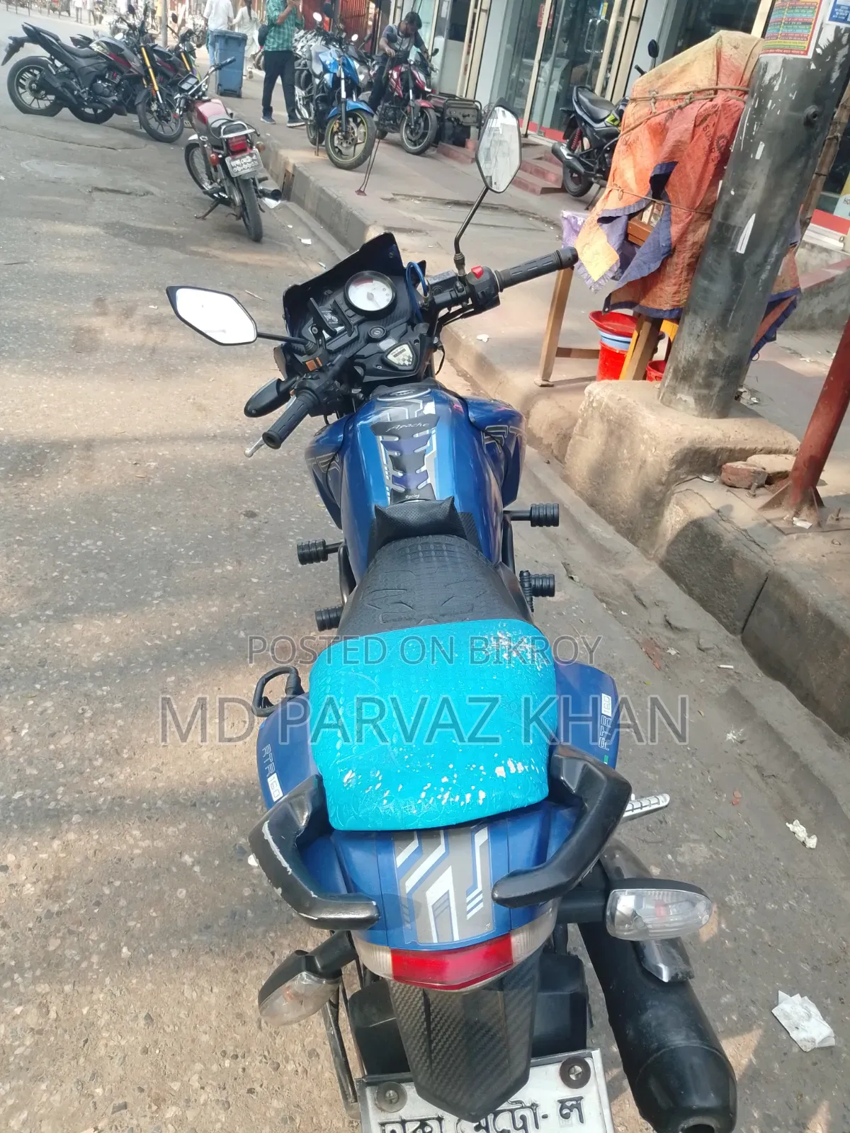 TVS Apache RTR 160 2v Refresh X-Connect 2018 Purple