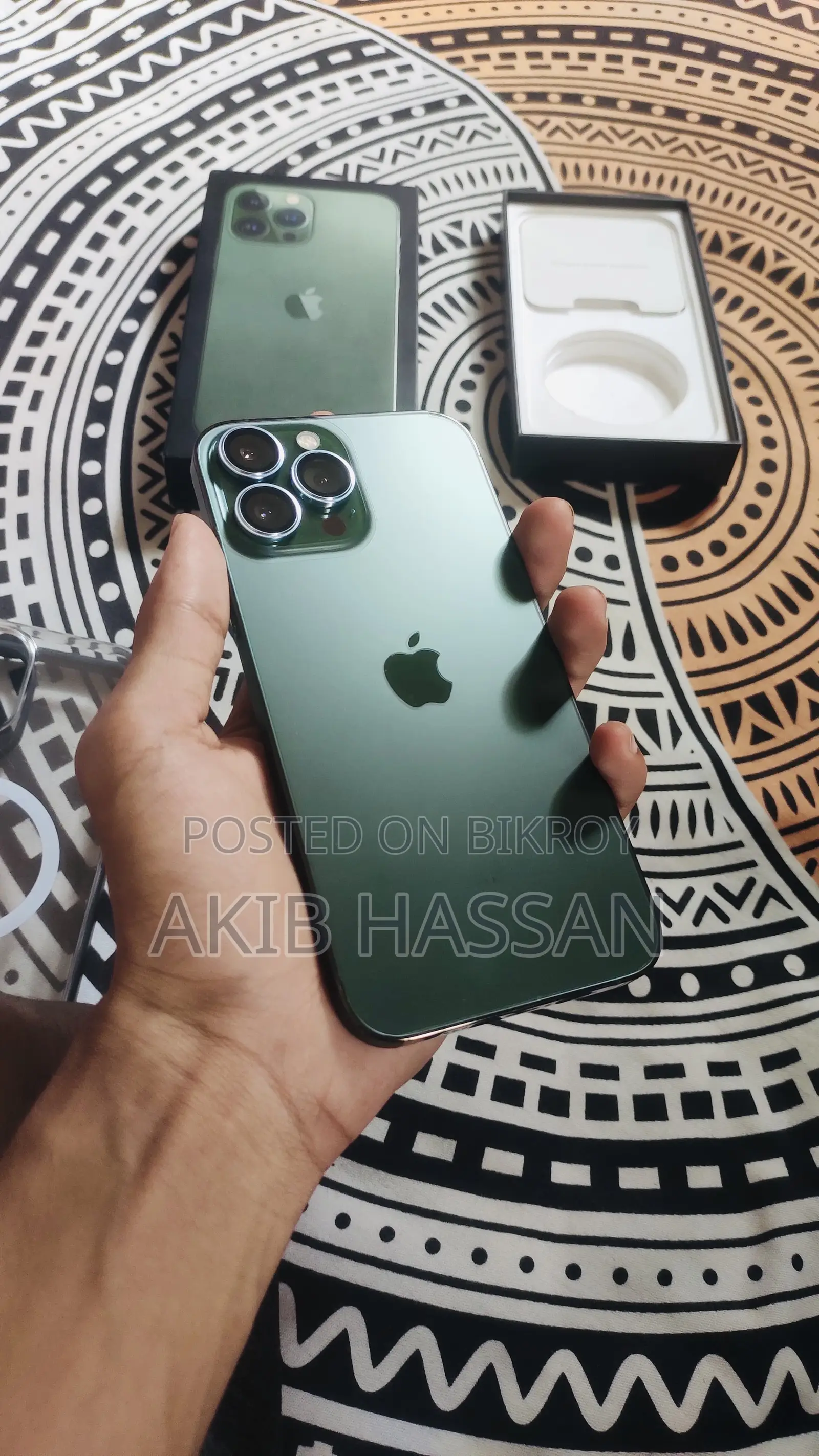 অ্যাপল আইফোন ১৩ প্রো ম্যাক্স ২৫৬ জিবি গ্রিন