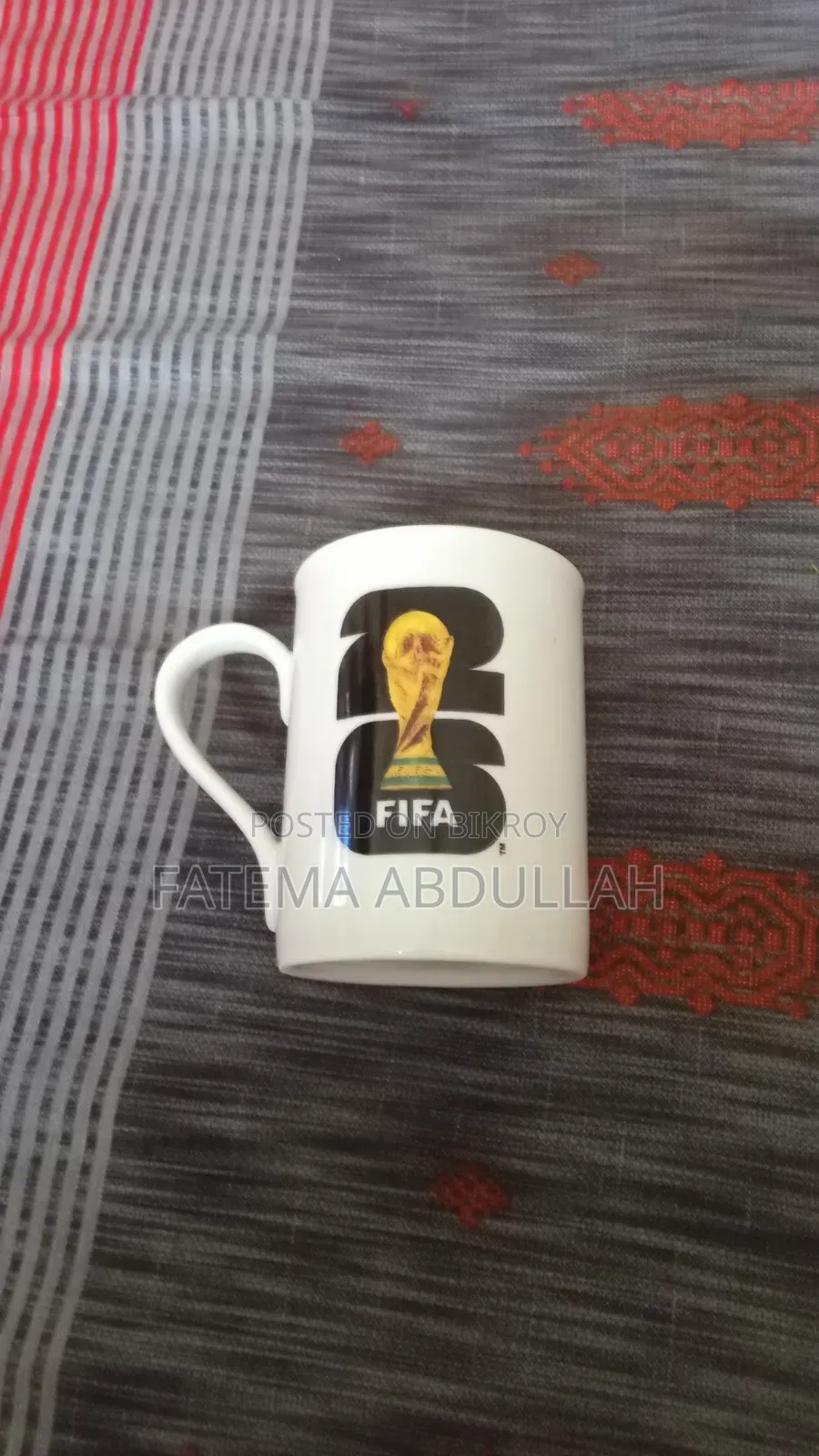 Brand new FIFA World Cup 2026 souvenir coffee mug for sale