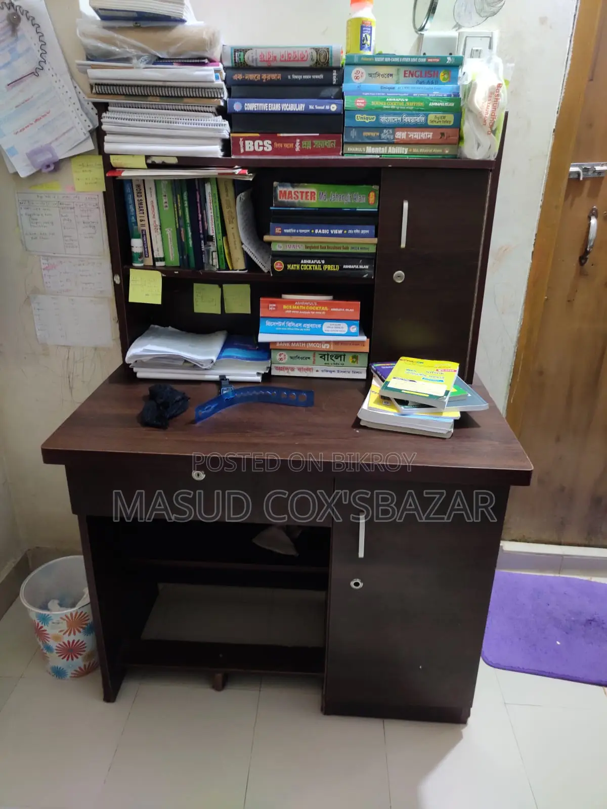 Study/Computer Table with Bookshelf for Sale