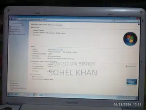Laptop Toshiba Satellite A350 2GB Intel Celeron HDD 160GB
