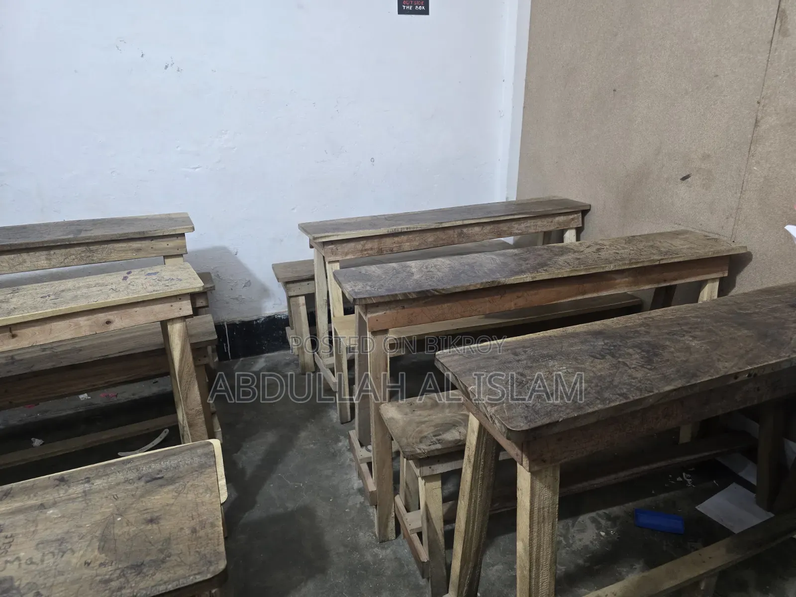 6 Pairs of 4-Foot Benches for Sale