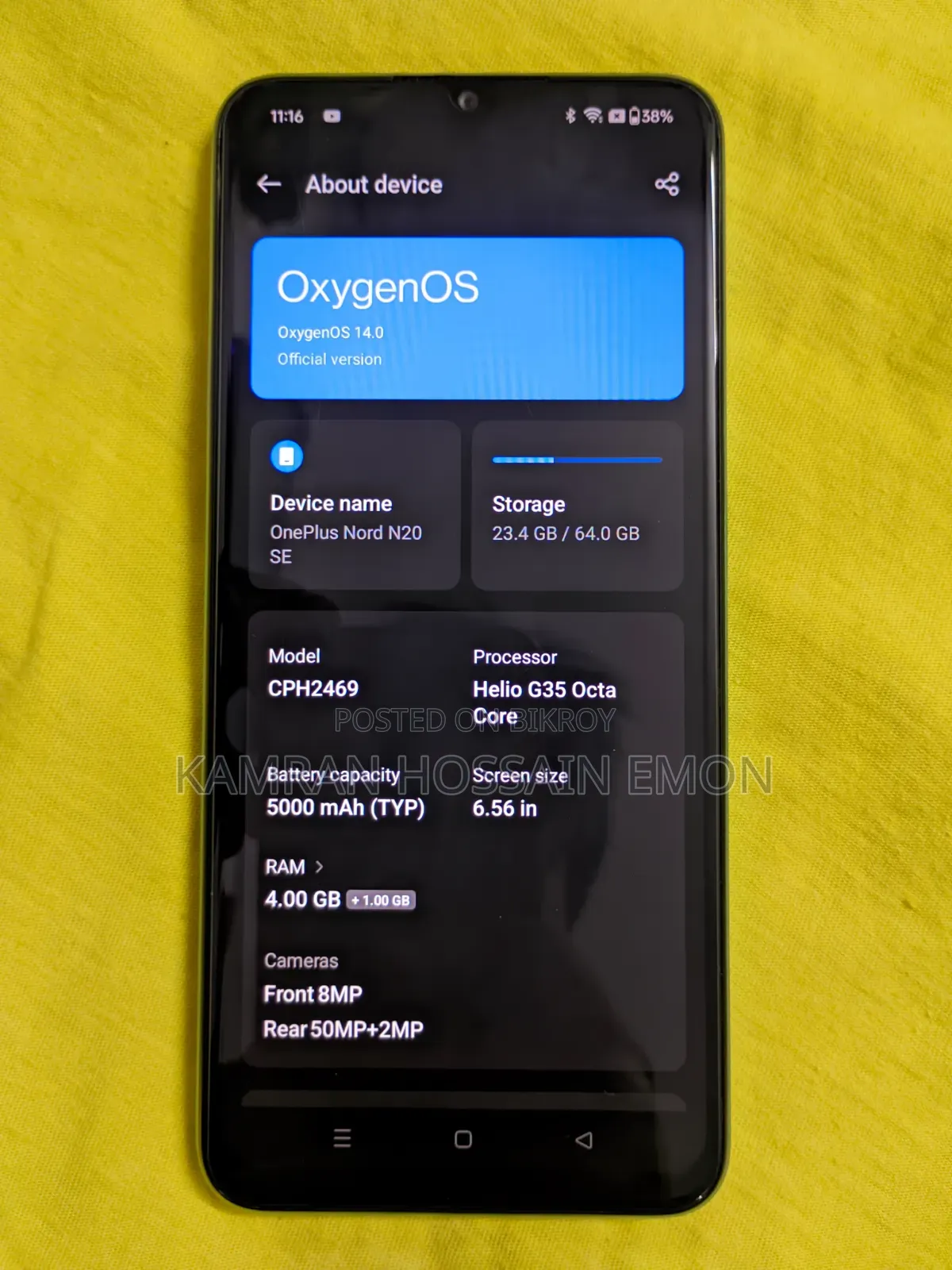 OnePlus Nord 64 GB Blue