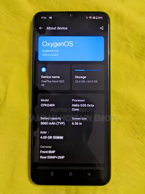 OnePlus Nord 64 GB Blue