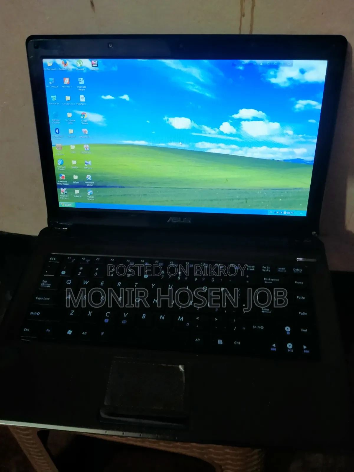 Laptop Asus 2GB Intel Core 2 Duo HDD 500GB